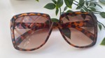 Vintageinspireret oversize solbriller - leopard